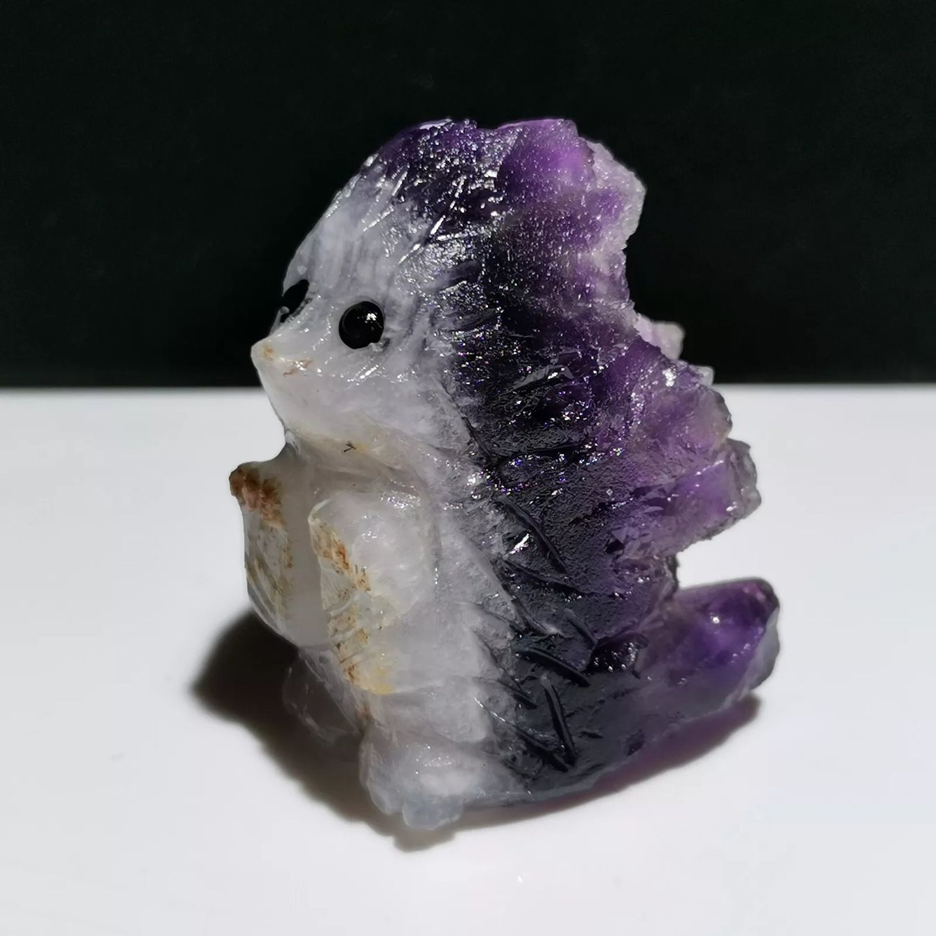 Pietre preziose: Mini Amethyst Igel Figur Statue Hérisson Améthyste – Nuovo (secondo la descrizione) da Prilly venduto da ilyria73 2