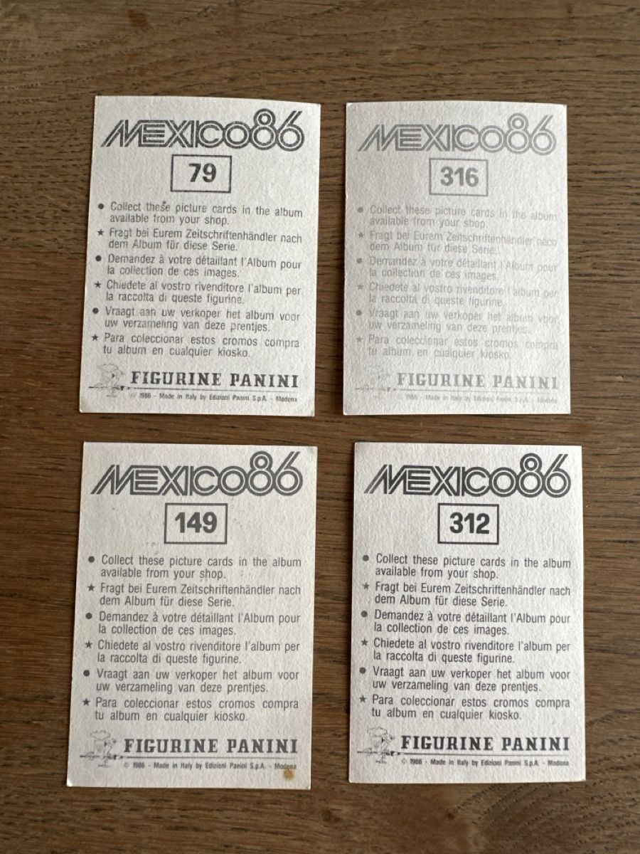Panini Carte collezionabili: Panini Sammelbild Mexiko 86 – Nuovo (secondo la descrizione) da Frauenfeld venduto da Jose_luis 1