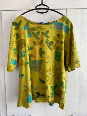 Gudrun Sjödén 94% Baumwolle T-Shirt - Gr. L