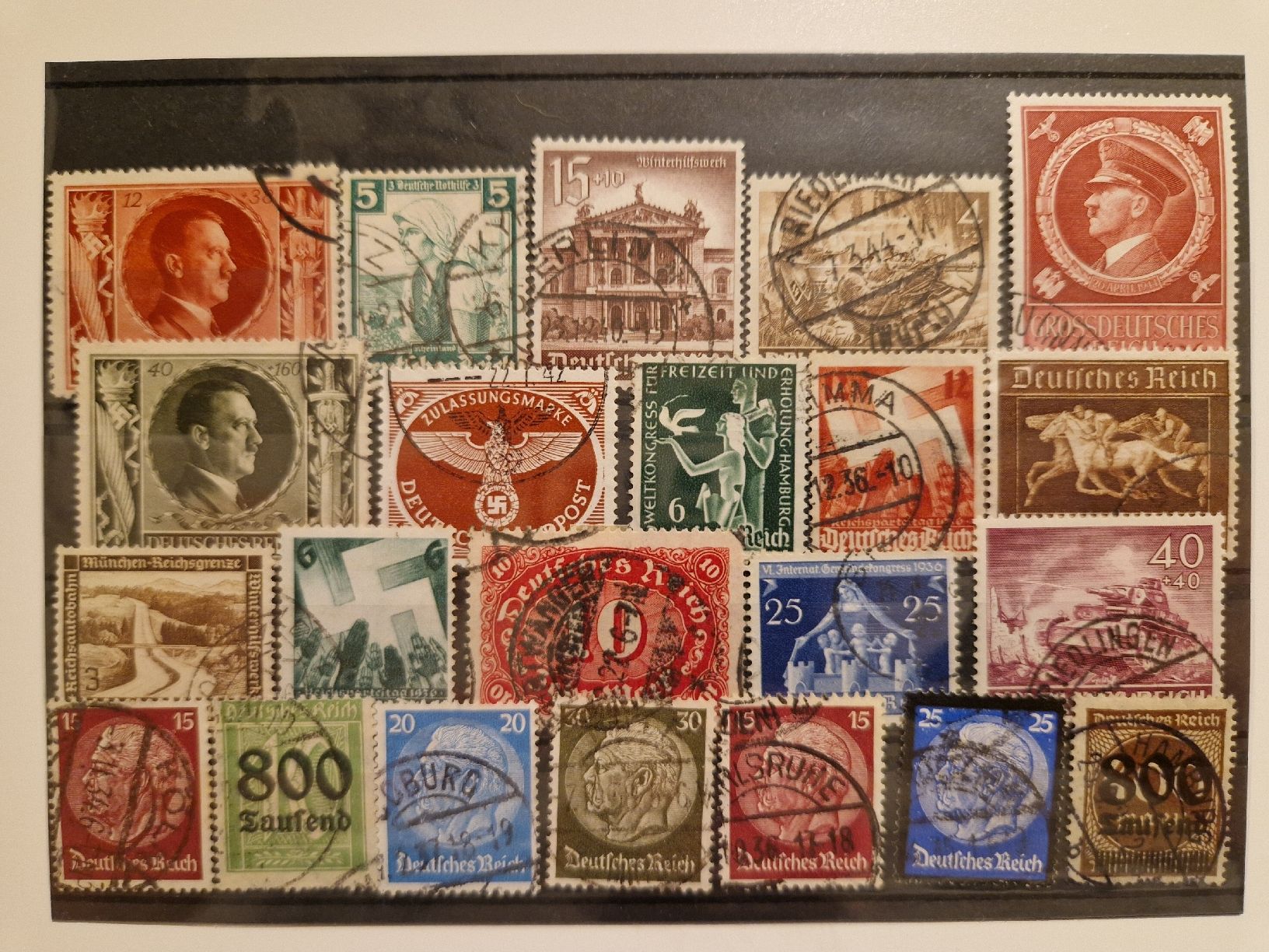 Alle Briefmarken: Deutsches Reich Briefmarken – Gebraucht aus St. Gallen von Enrico_SG