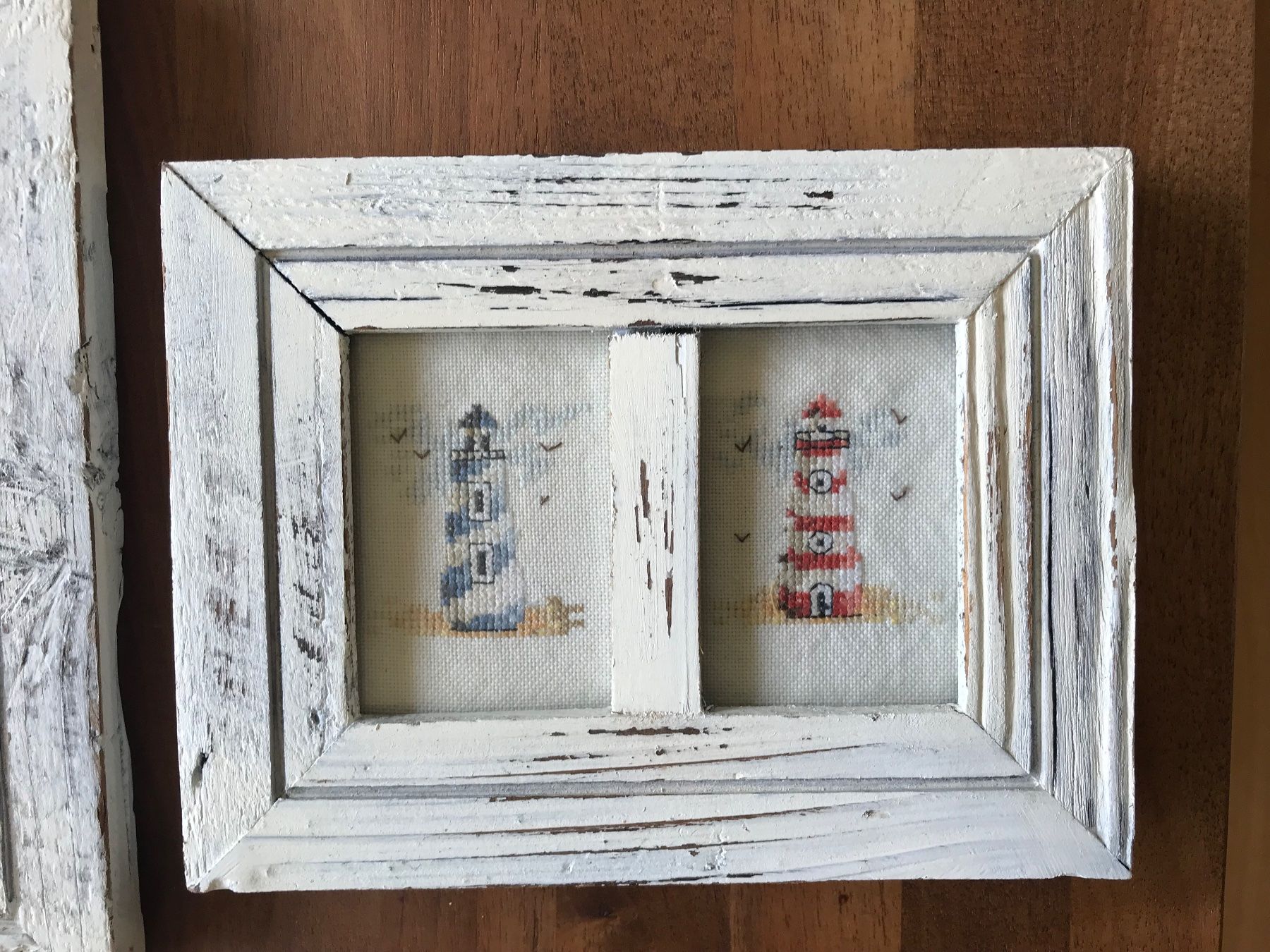 Bilderrahmen: Maritime Wanddeko, 2er Set, Bilderrahmen aus Holz – Gebraucht aus Hittnau von Noppi 1