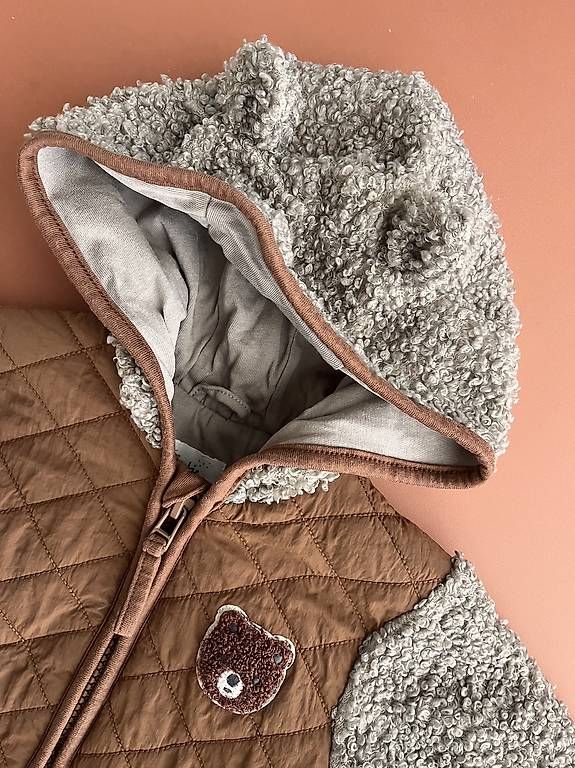 Giacche & Cappotti: Feetje Übergangsjacke 74 Braun Teddy Polyester – Usato da Cham venduto da nininanana 1