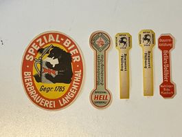diverse Bieretiketten
