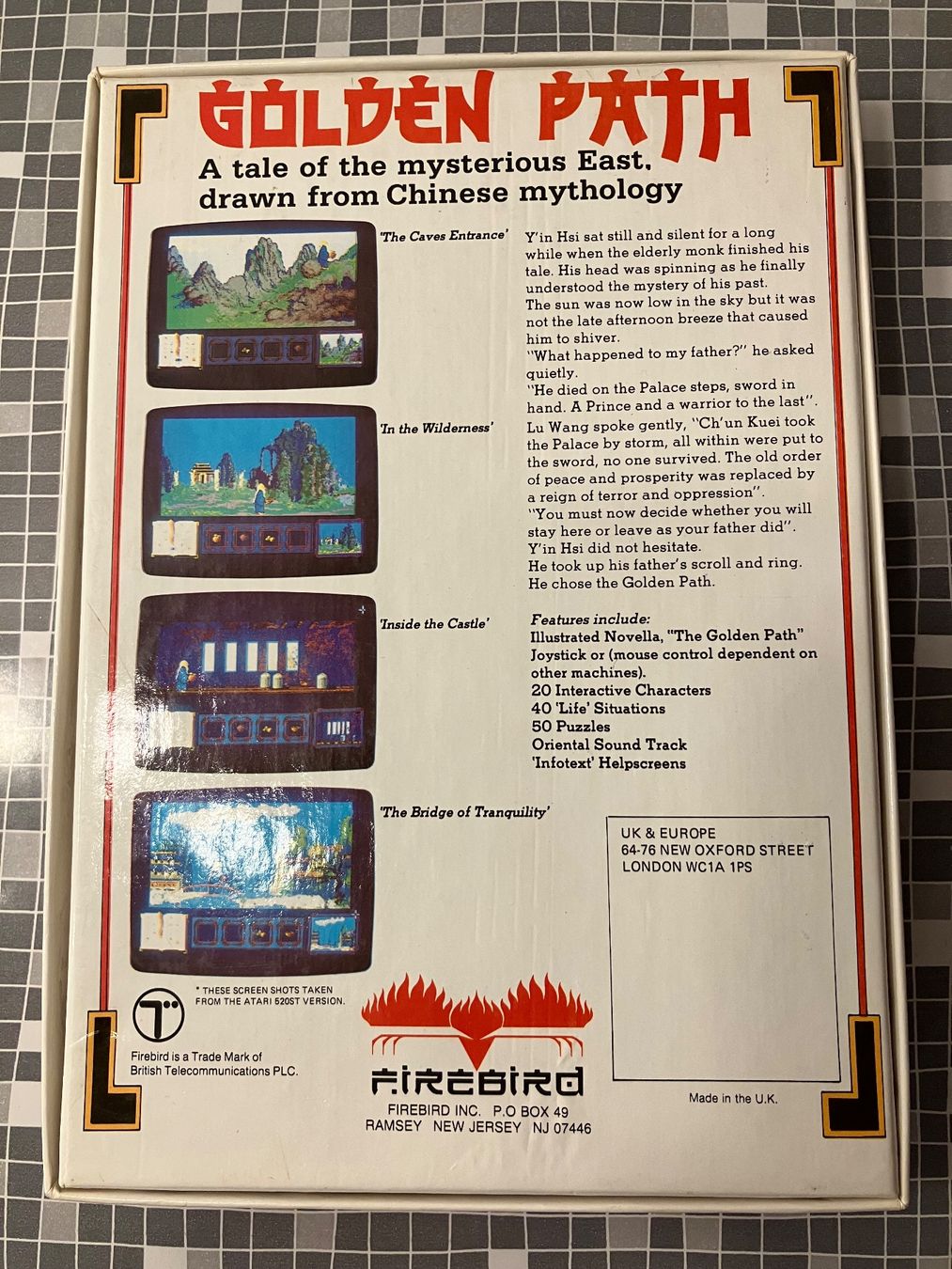 Atari Giochi: Retro: "Golden Path" (1986, Atari ST, deutsch) – Usato da Winkel venduto da Asdas87 2