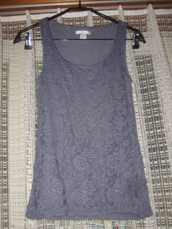 Top jeansblau / graublau Grösse S von New Yorker