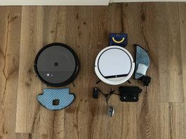 2 Saugroboter im Set  iRobot und Medion