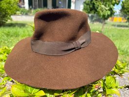 Brauner Filzhut für Damen Grösse M – perfekt für den Herbst!