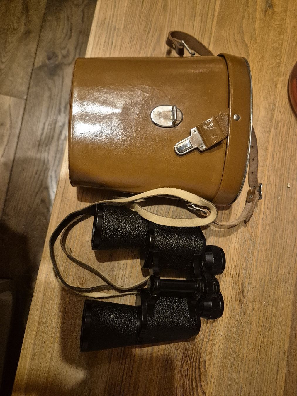Feldstecher: original steinheil Fernglas/Feldstecher mit Ledertasche – Gebraucht aus Balgach von andreas4321