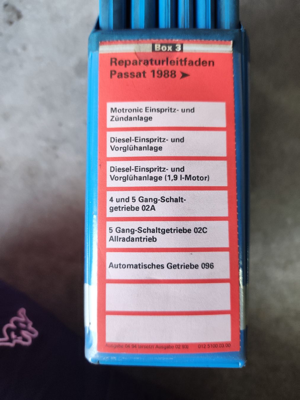 Libri: Werkstatthandbücher VW Passat 1988 – Usato da Rebstein venduto da andi322 4