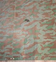 Schweizer Armee Zeltblache Tarnmuster gebraucht