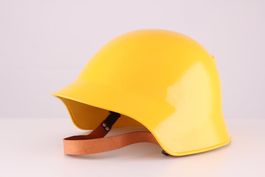 Bauhelm Stahl gelb (Militär/Zivilschutz?) unbenutzt