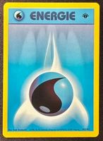 Pokémon Wasser Energie 1st Edition Base Set Deutsch 102/102