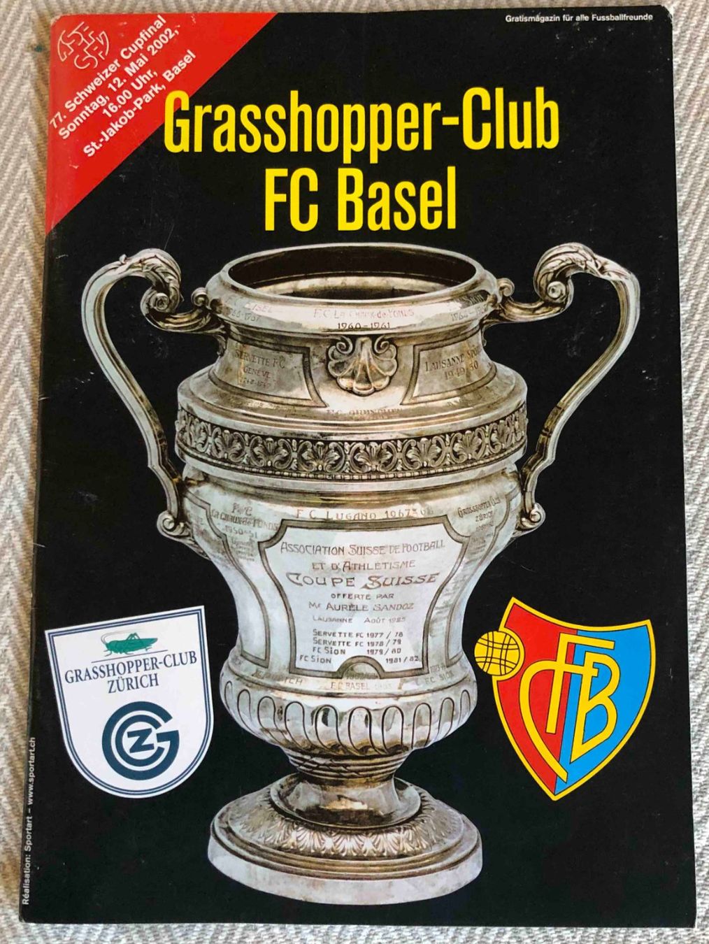 Zeitschriften & Magazine: FC BASEL - GC / Matchprogramm Cupfinal 2002 – Gebraucht aus Aarberg von umearocks