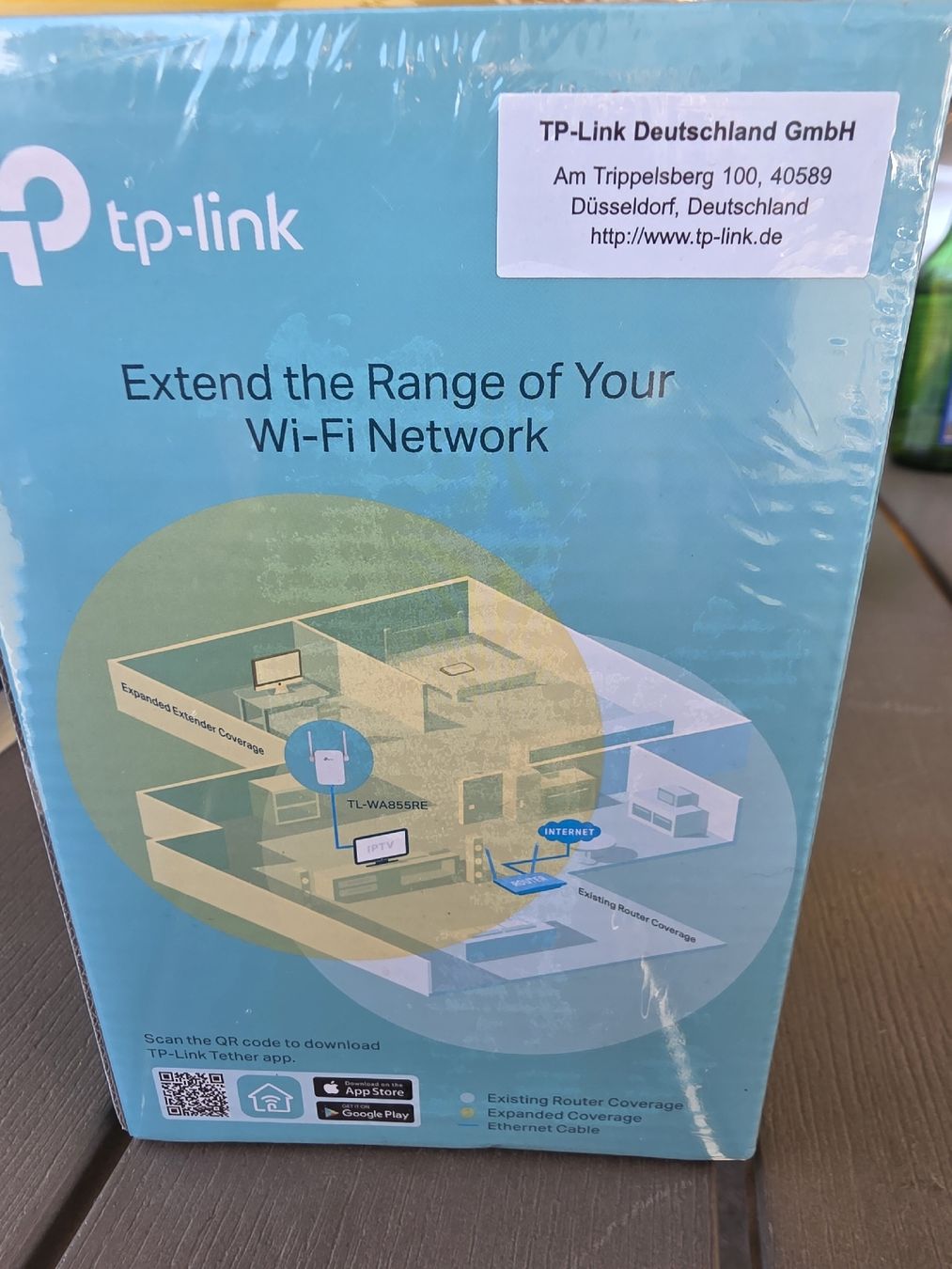 Verstärker: TP-Link WLAN Range Extender N300 TL-WA855RE neu – Neu und originalverpackt aus Arbon von MadameLuLa9320 1