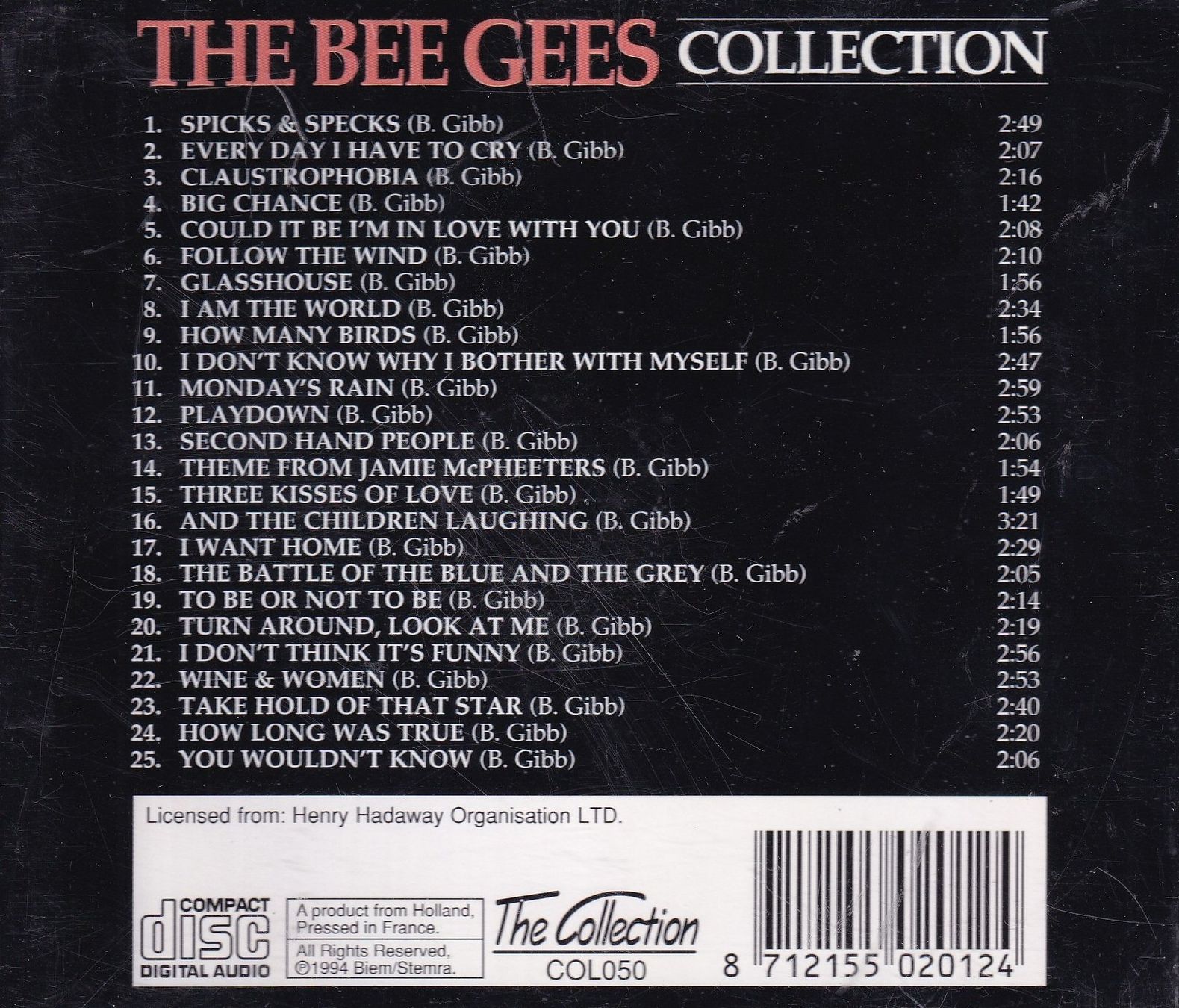 CDs: CD ab Fr. 1.--, The Bee Gees - Collection – Gebraucht aus Lausen von Mondeo10628 1