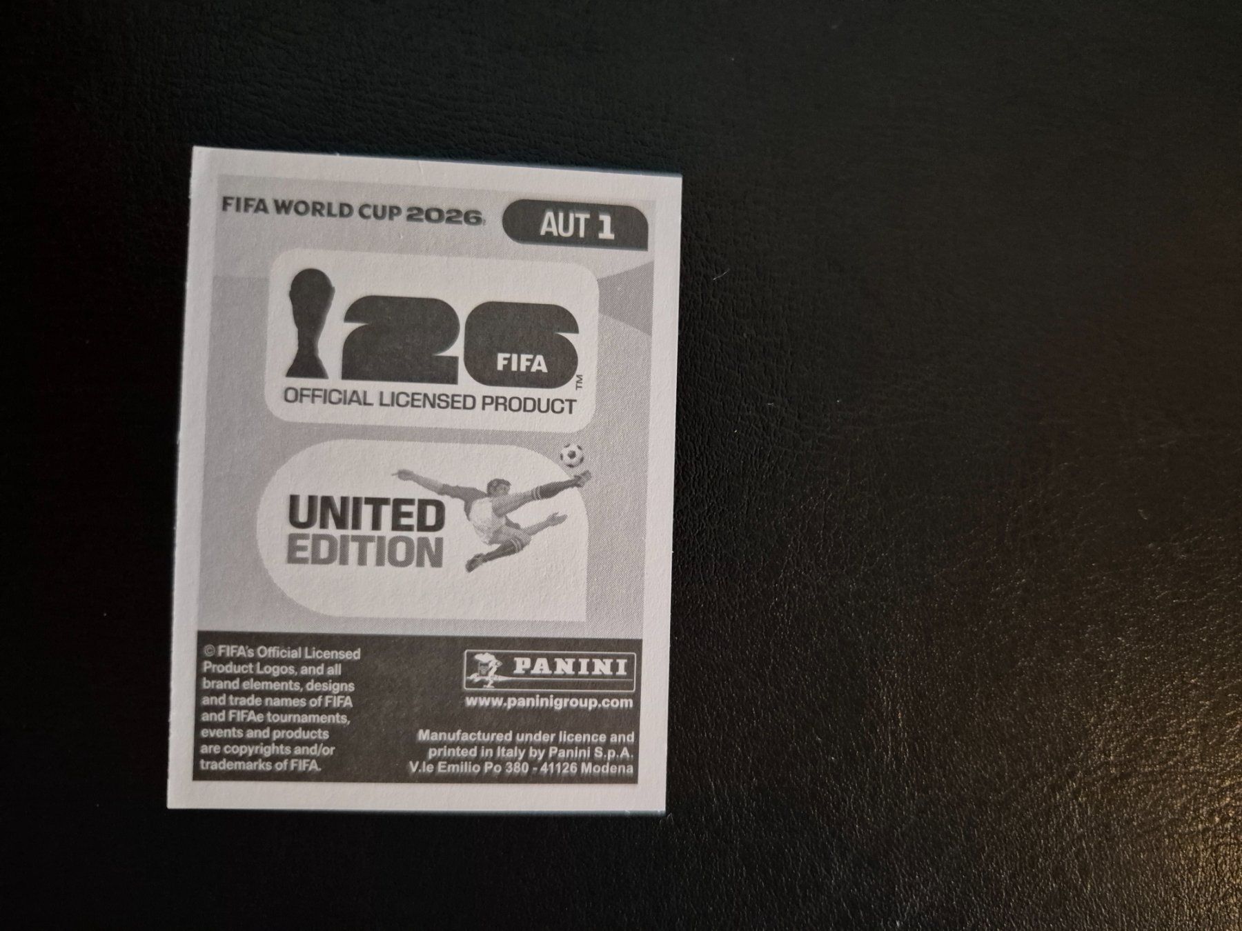 Panini Carte collezionabili: Panini WM 26 AUT 1 – Nuovo (secondo la descrizione) da Rorschacherberg venduto da AJ3108 1