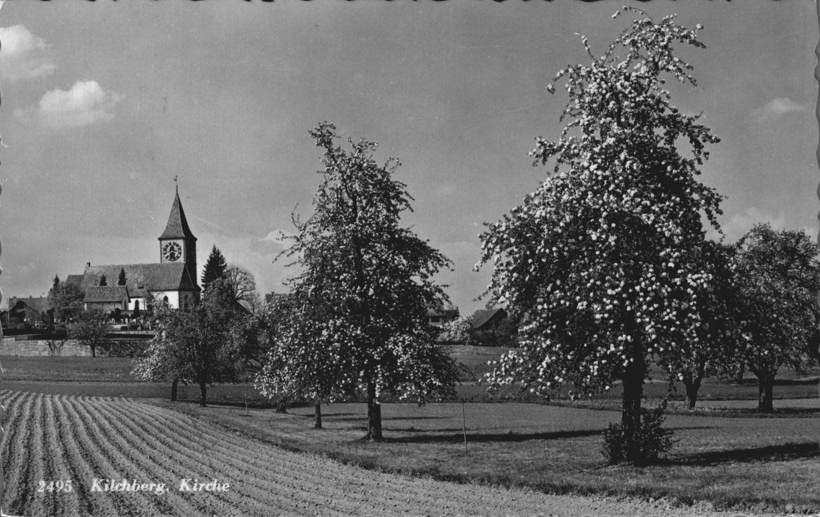 Cartoline postali: Ansichtskarte Kilchberg Kirche – Usato da Oberkirch LU venduto da sa_kr