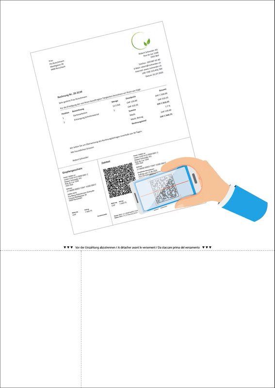 Carta: Formulaires de facture avec code QR 50x – Nuovo e nell'imballaggio originale da Rue venduto da excel-gestion 1