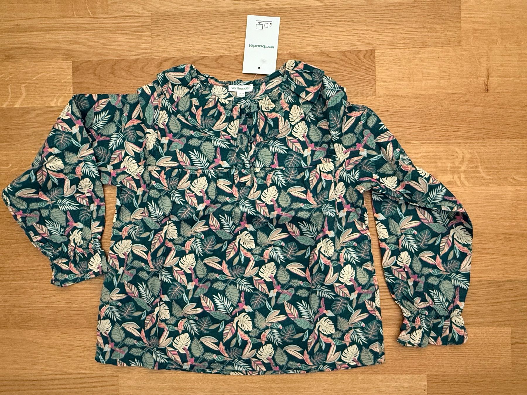 Camicette, T-shirt & Top: Neue Vertbaudet Bluse, Grösse 128 – Nuovo (secondo la descrizione) da Hünibach venduto da rotestandem01 1