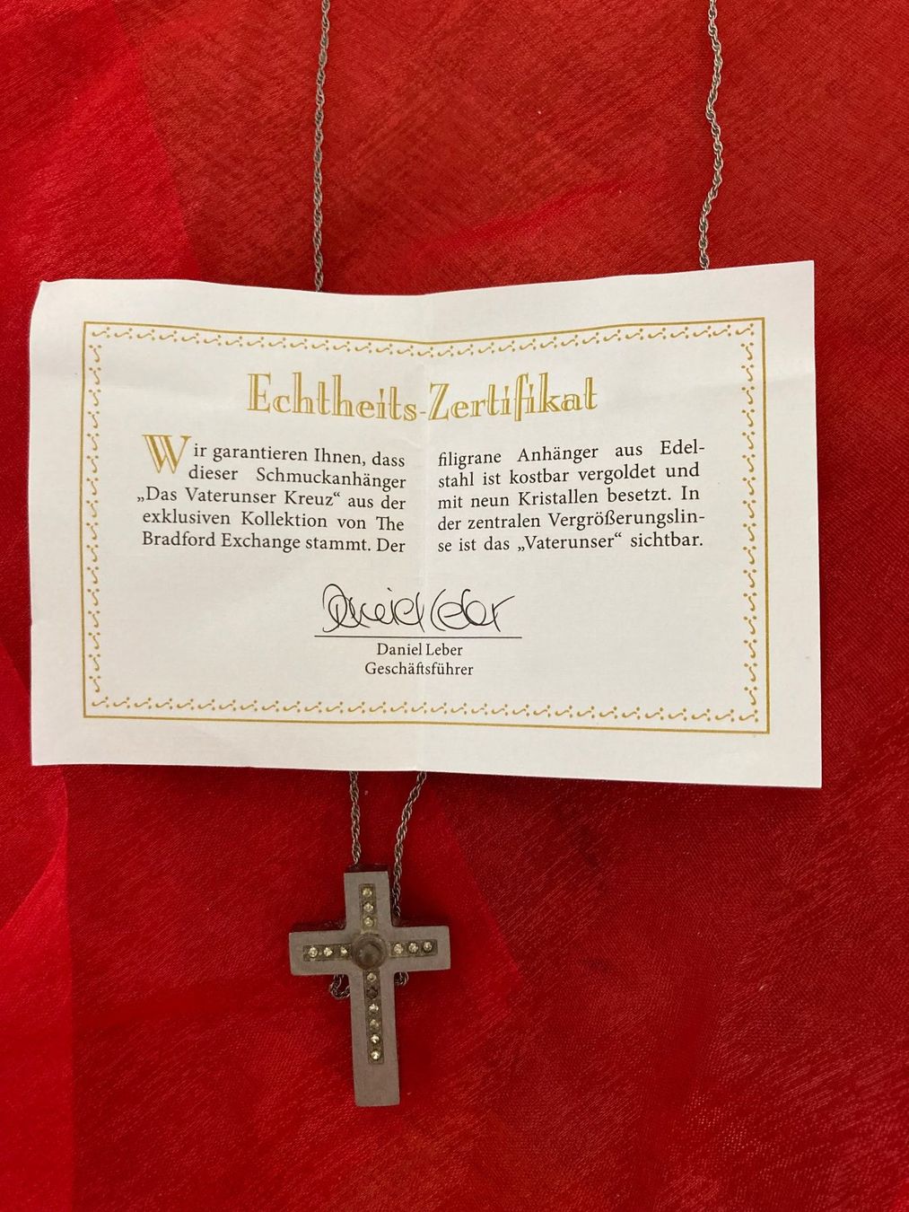 Ciondoli: Vaterunser Kreuz – Usato da Mönchaltorf venduto da Tschibi 5