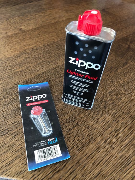 ZIPPO Flints & Lighter fluid Bundle Pierre & essence briquet Kaufen