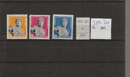 timbre 259-261X **