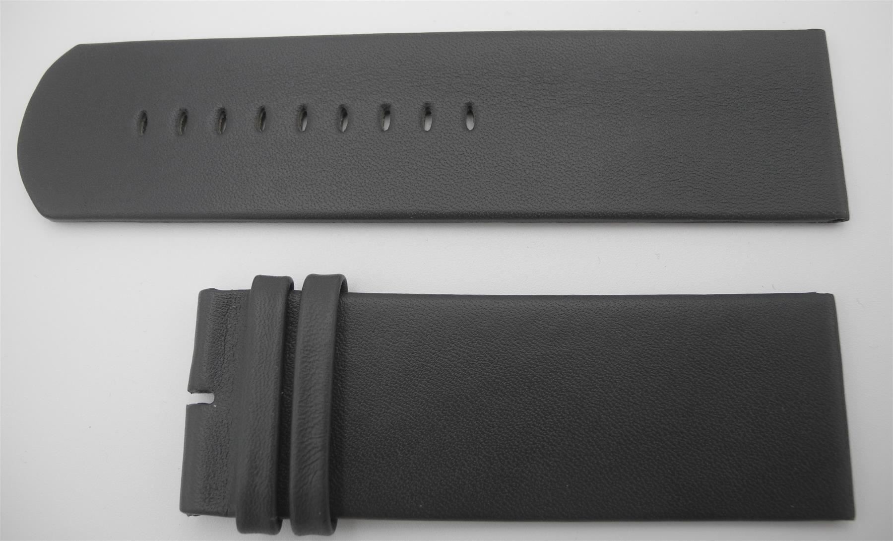 Bracciali & Braccialetti: 30 mm Leder Uhrenarmband grau, Nr. 35a – Nuovo e nell'imballaggio originale da Kottwil venduto da Crazyrolf 1