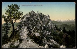 AK Belchenfluh, Felsgrat mit Aussichtsgeländer