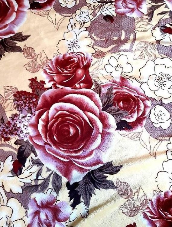 Decken: Wolldecke mit Rosen motiv – Neu (gemäss Beschreibung) aus Alchenflüh von roh_6xk8