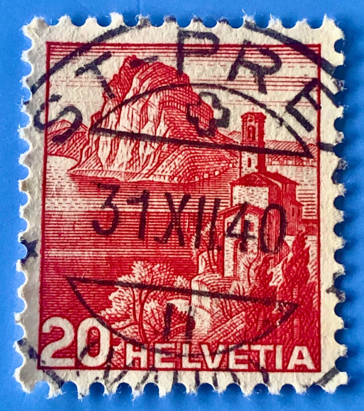 Tutti i francobolli: Nr.215 Landschaftsbilder Stempel     – Usato da Aarau venduto da Billa007