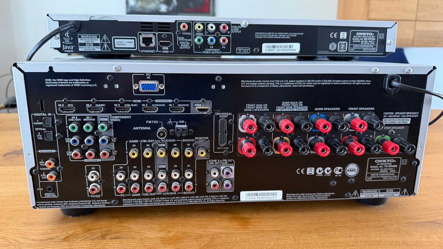 Onkyo Home Cinema: Onkyo AV Receiver TX-SR6 + Blu-ray Player BD-SP308 – Usato da Uster venduto da Schmidtbande 3