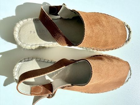 Espadrilles Gr. 38 Wildleder Cognac-Braun