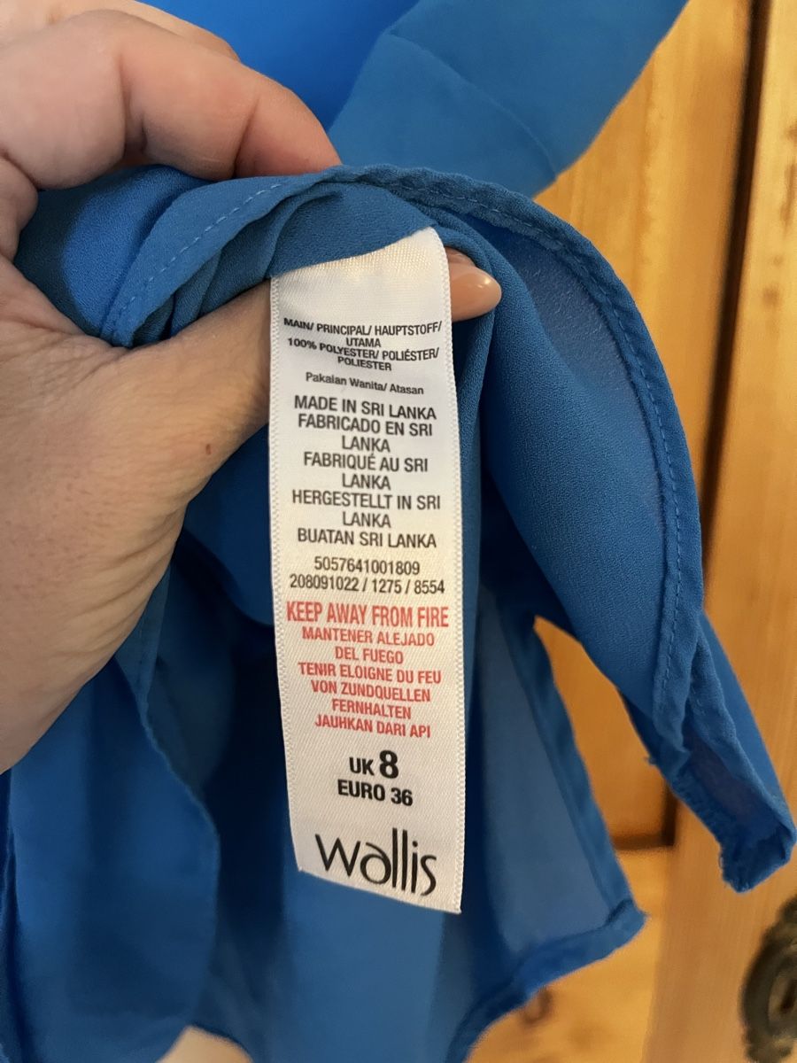 Top: Wallis Top blau  Gr. 38 – Usato da Horgen venduto da adrigas 3