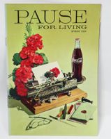 1969 Coca Cola Pause For Living Magazin Werbung