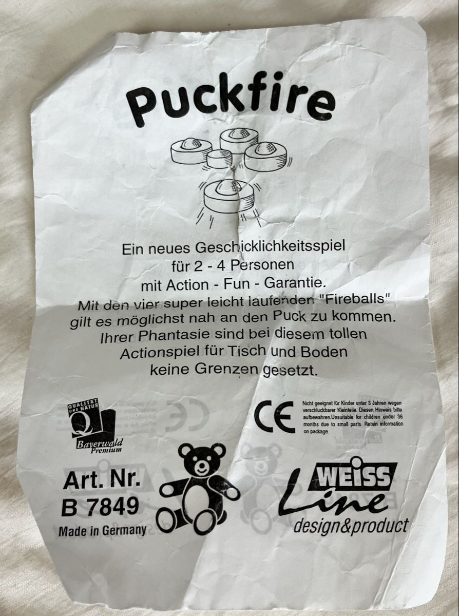 Giocattoli: Puckfire – Usato da Mürren venduto da Ne-le 1