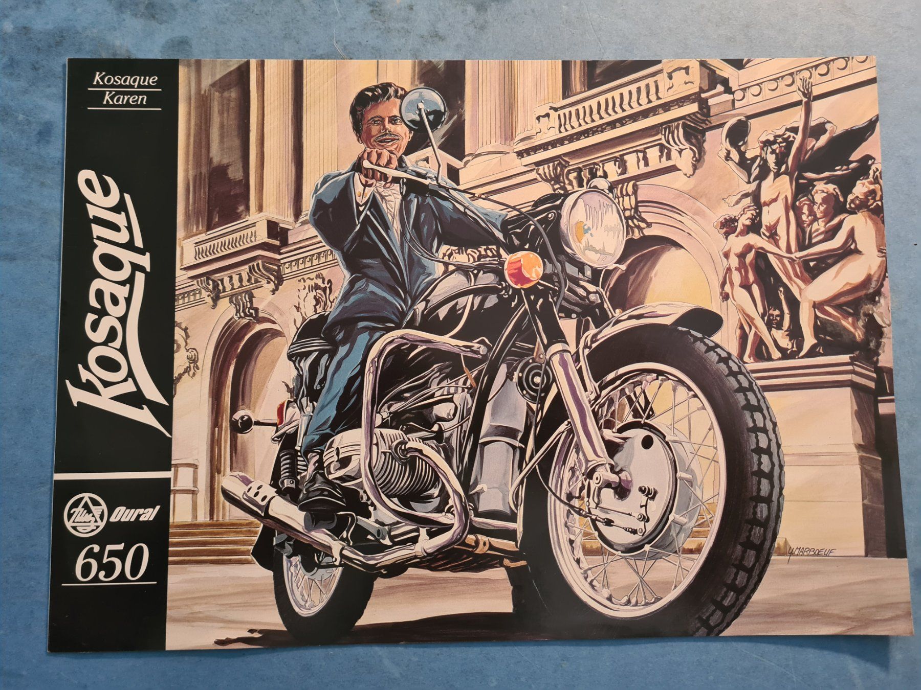 Dokumente: OURAL  650  BROCHURE  VINTAGE  OLDTIMER – Gebraucht aus Bellevue von BURGOLMANIA