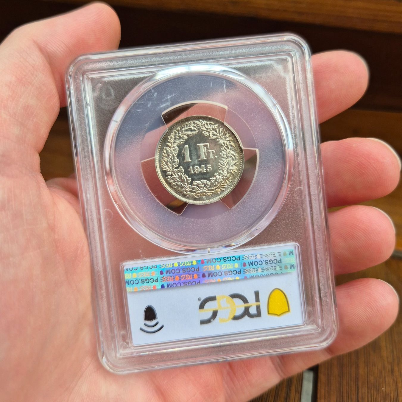 Tutti le monete: 1 Franken 1945 PCGS MS65 – Usato da Flüelen venduto da maxantik 2