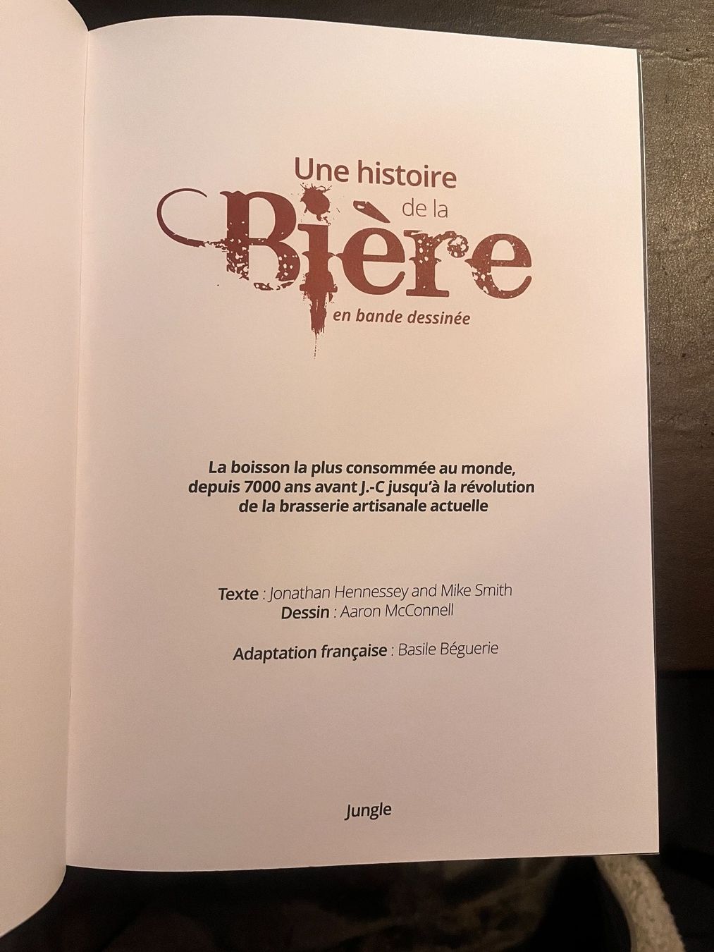 Comics: BD "Une histoire de la bière" – Gebraucht aus Lausanne von Kinga_Shopaholic 1