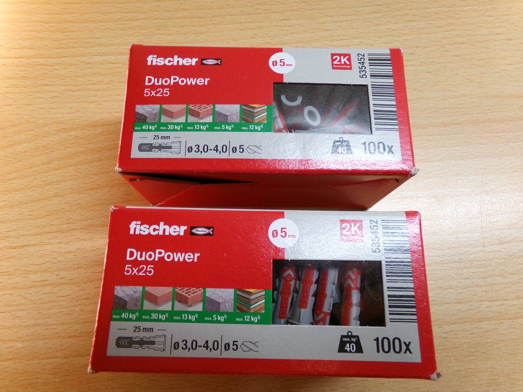 Eisenwaren: 200St. Fischerdübel 5x25 – Neu und originalverpackt aus Hombrechtikon von Maloev17