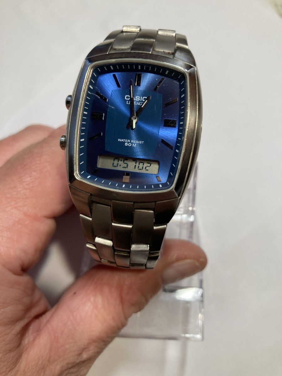 Casio Orologi: Casio Lineage ana digital Uhr 34 mm breit – Usato da Glattbrugg venduto da vintagemania 4