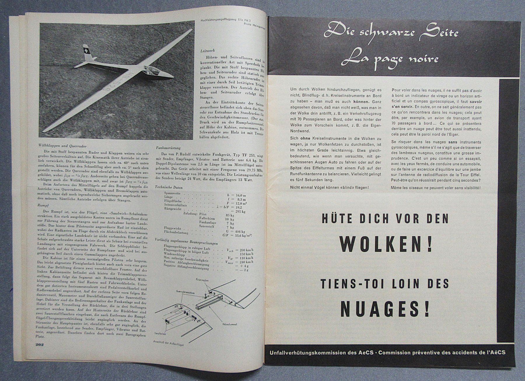 Riviste & Magazine: Schweizer Aero-Revue - Heft Nr.6 von Juni 1955 – Usato da Auenstein venduto da Padabimbim 3