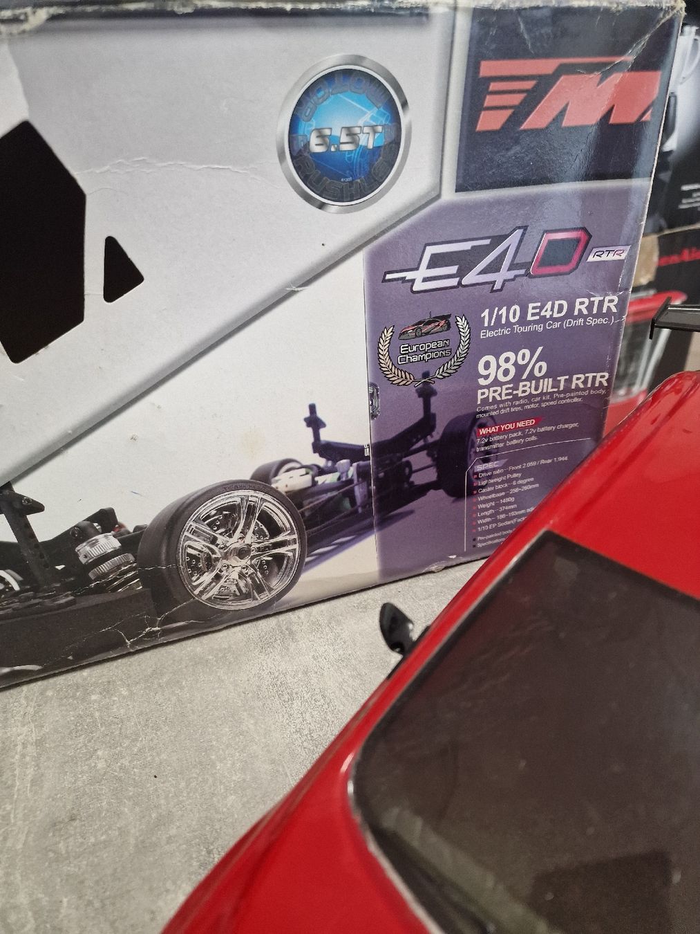 Team Magic Modellismo RC: TM  1/10 Team Magic E4D RTR RC Drift Car Mitsubishi Lancer  – Usato da Herzogenbuchsee venduto da ioa_zcm6 3