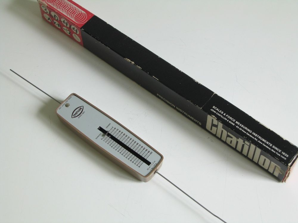 Chatillon Push/Pull Linearwagge - Anzeige in Unzen+Gramm (Gebraucht) in ...