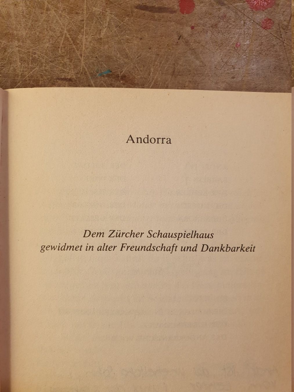 Livres: Andorra - Max Frisch – D'occasion à Zürich par loosebone 4
