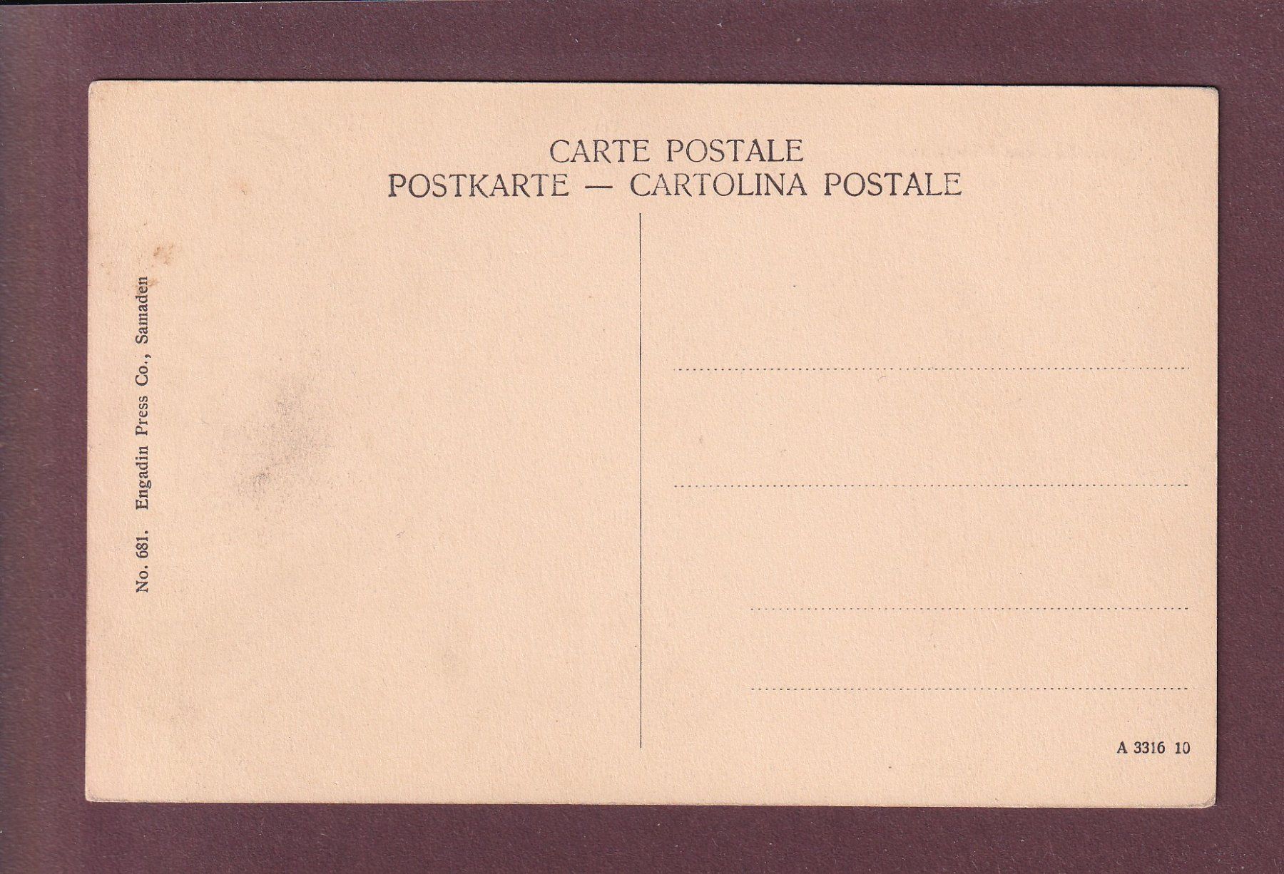 Cartoline postali: SILSER-SEE von Maloja aus – Usato da Pully venduto da nicecards 1
