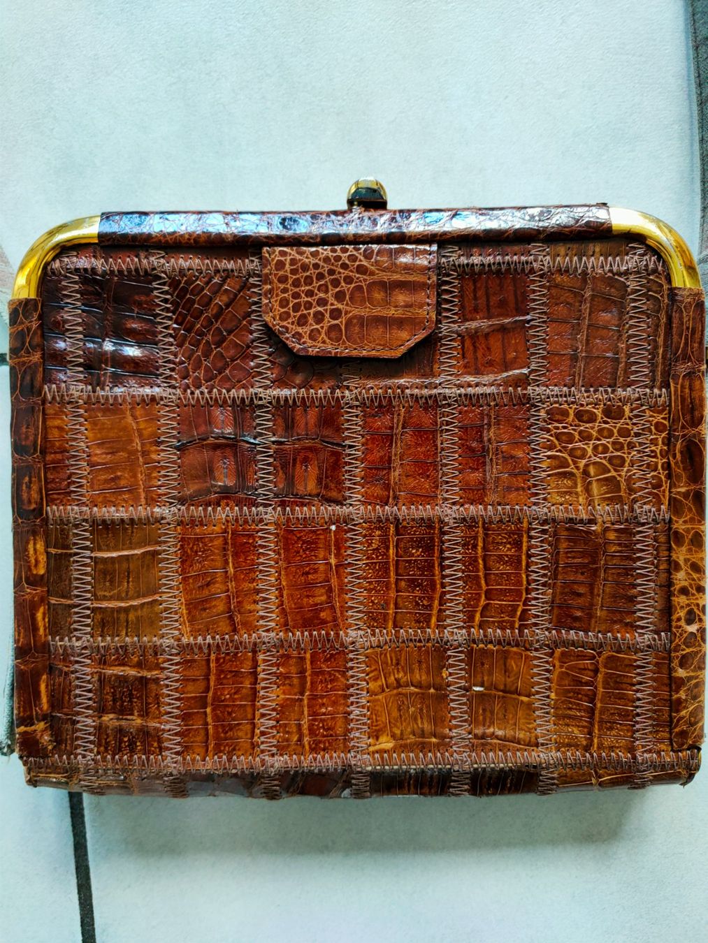 Borse da donna: Vintage Krokodil-Ledertasche – Nuovo (secondo la descrizione) da Bern venduto da wie_9lth 1