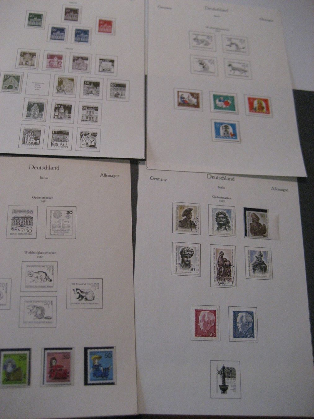 Alle Briefmarken: Berlin - Lot, Teilsammlung – Gebraucht aus Winterthur von Zupogeru 7