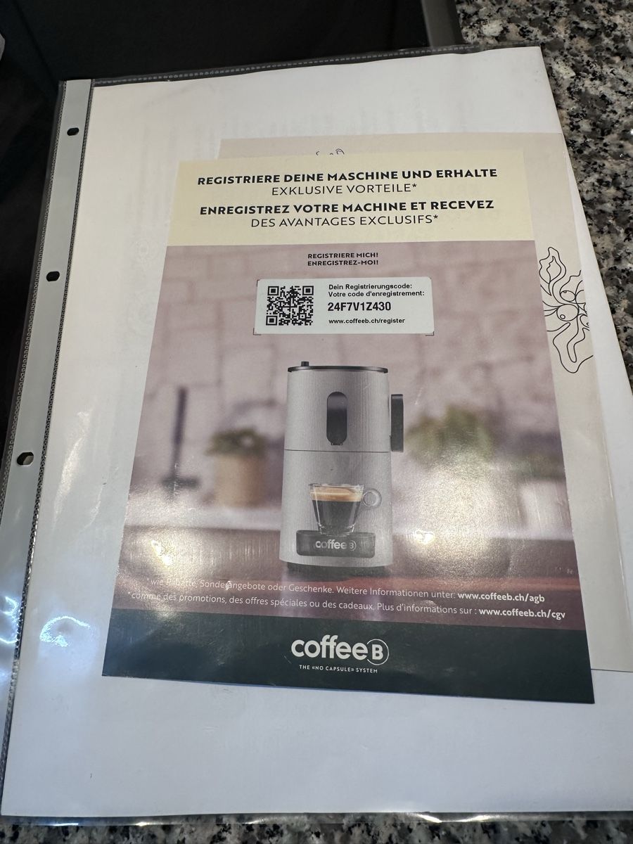 Coffee B Kaffeemaschinen & Espressomaschinen: CoffeeB HORIZON Kapselmaschine rot neuwertig – Neu (gemäss Beschreibung) aus Uerkheim von Crank99 4