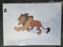Diamond Painting Sammelsticker Disney 100 - Scar 036