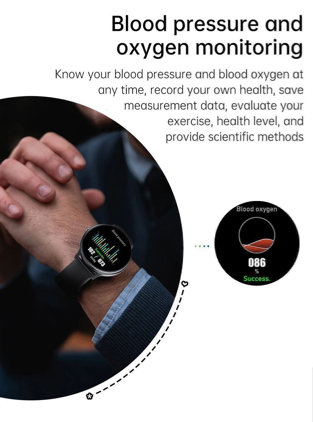 Smartwatch: SMARTWATCH - SPORT & CALL SMARTWATCH - BLUETOOTH SMARTWATCH – Nuovo e nell'imballaggio originale da Kriens venduto da swissgadget 6